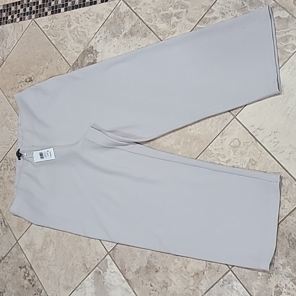 100% Wool Eileen Fisher Soft Gray Pants - Picture 7 of 11